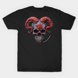 Embroidered Demon 1 T-Shirt